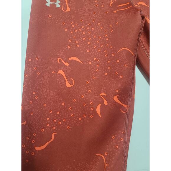 Under armour compression orange bubble leggings women's small - Picture 5 of 7